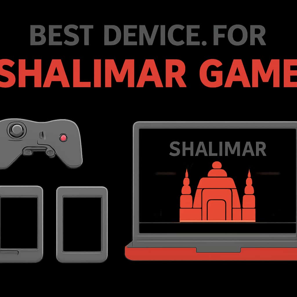 An educational illustration about device requirements for Shalimar Game.