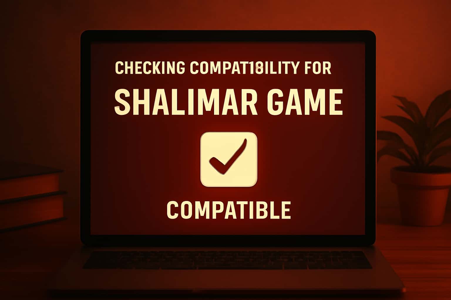 An informative graphic depicting the compatibility requirements for Shalimar Game.