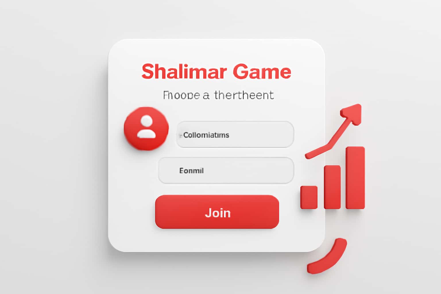 Shalimar Game Register - New Account Interface