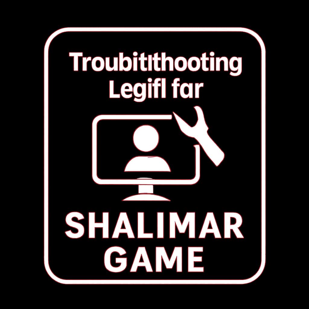 Icon representing troubleshooting login for Shalimar Game.