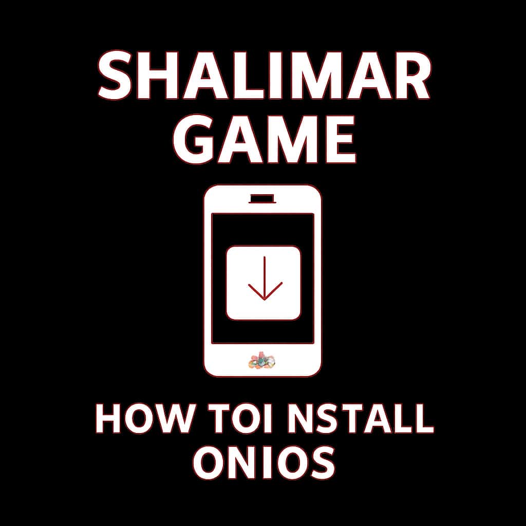 Icon representing the installation guide for Shalimar Game on iOS.