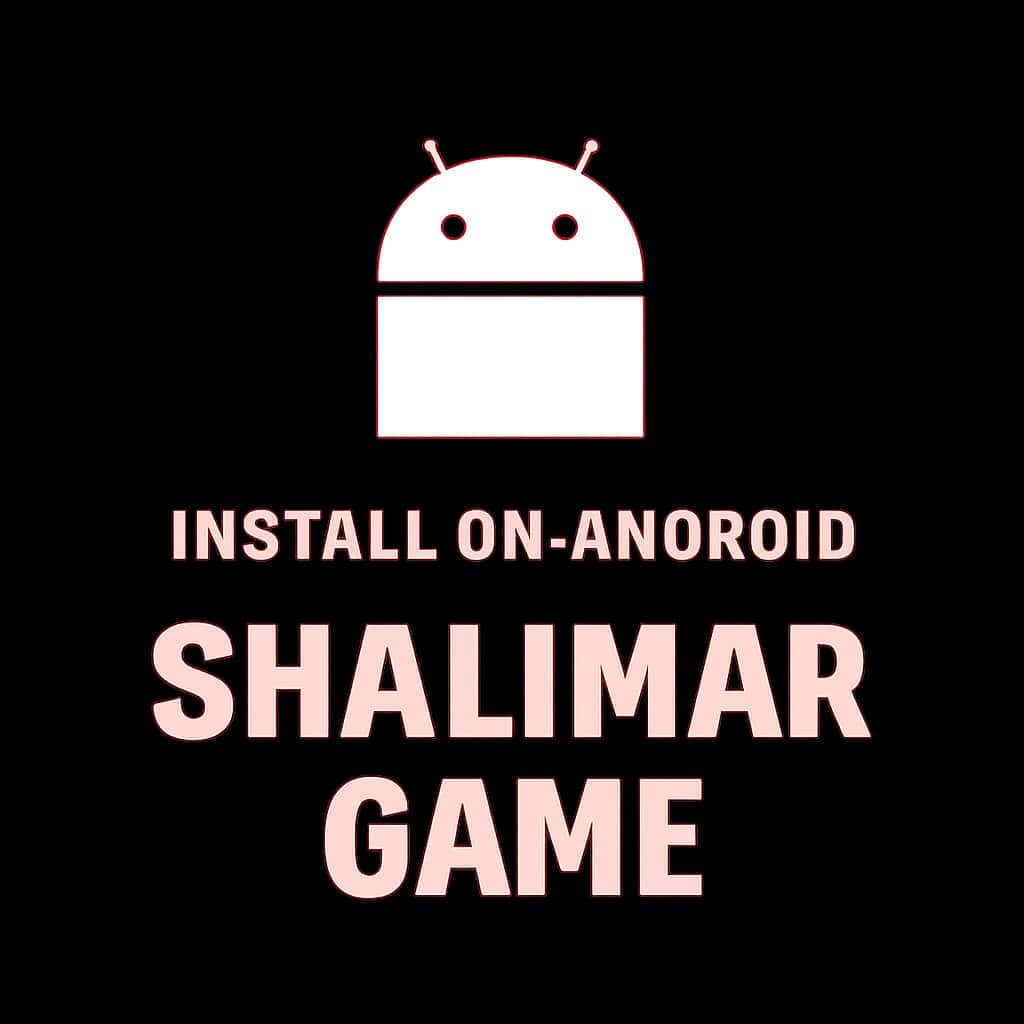 Icon for guiding users on installing Shalimar Game on Android.