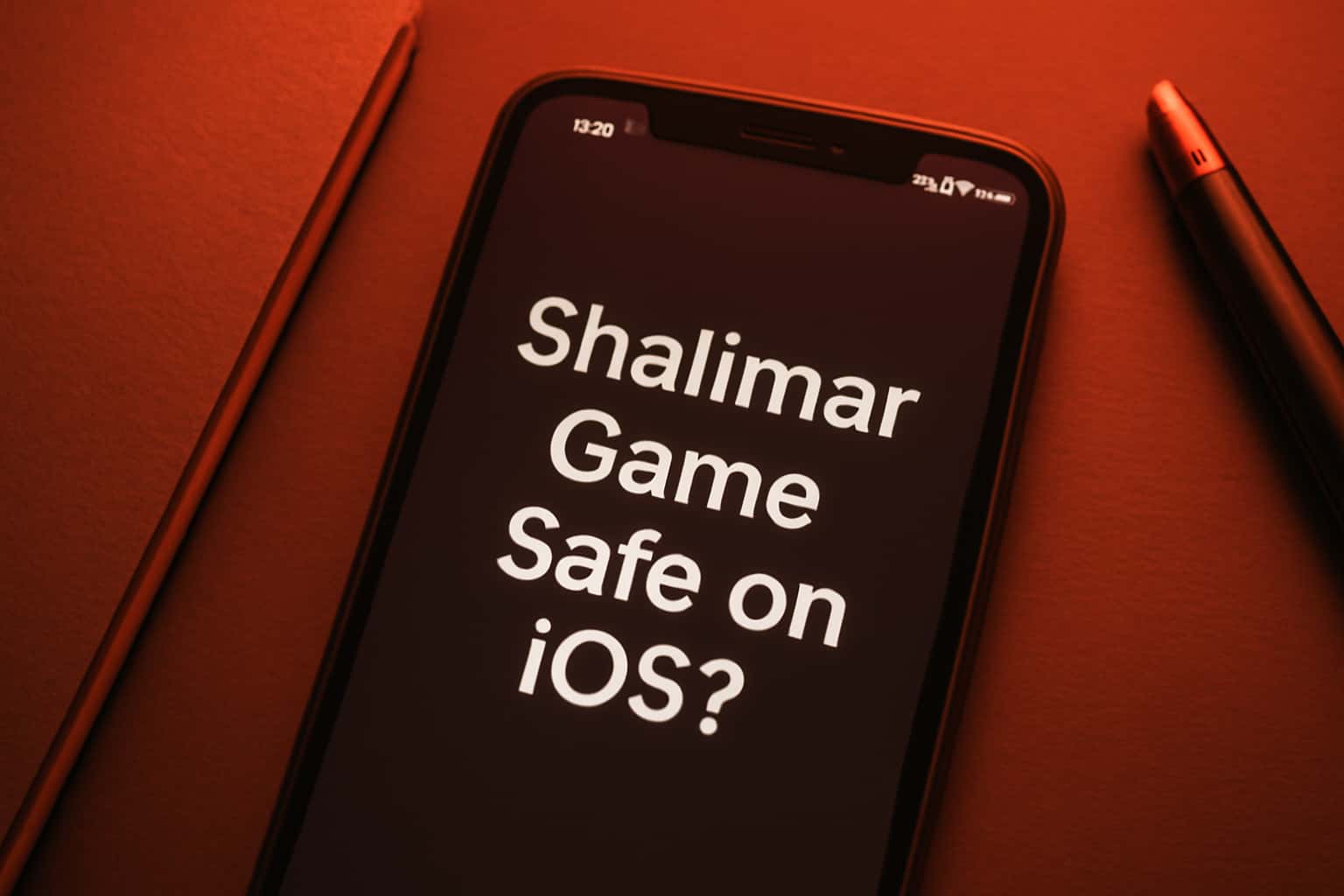 An informational visual representation of the safety of Shalimar Game on iOS.