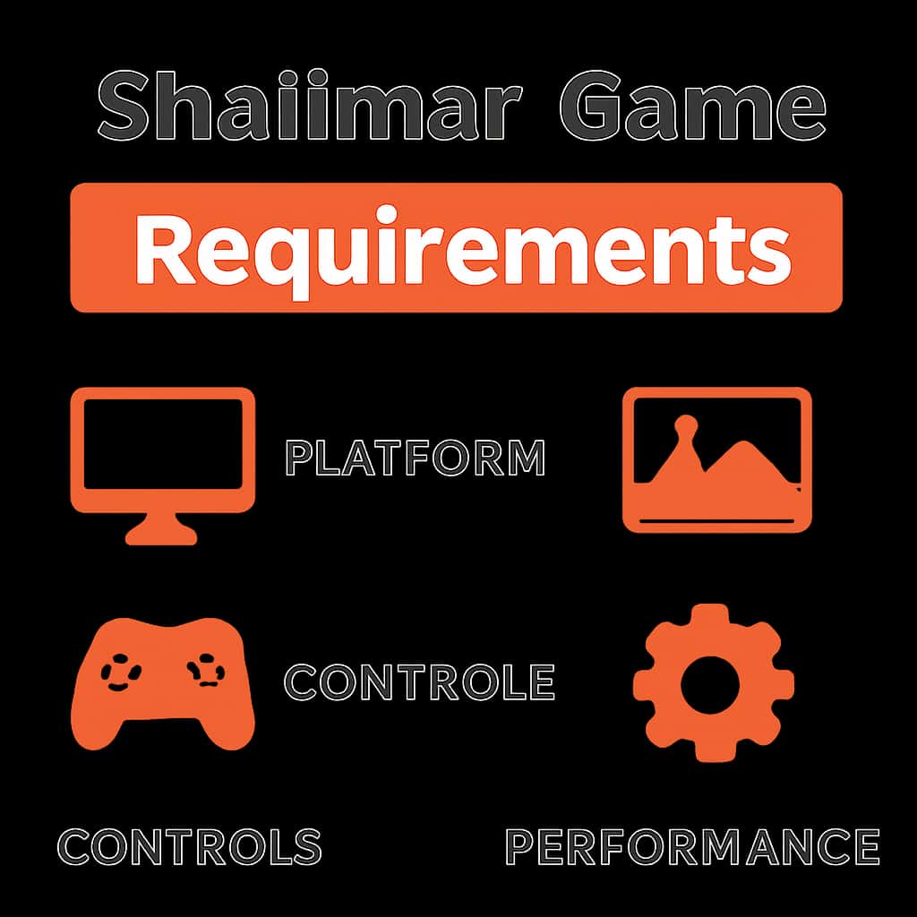 Diagram illustrating Shalimar Game Requirements.