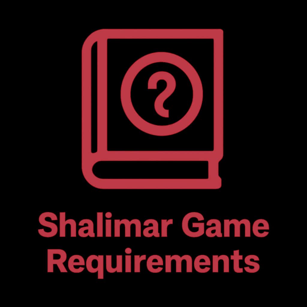 Icon representing Shalimar Game Requirements.