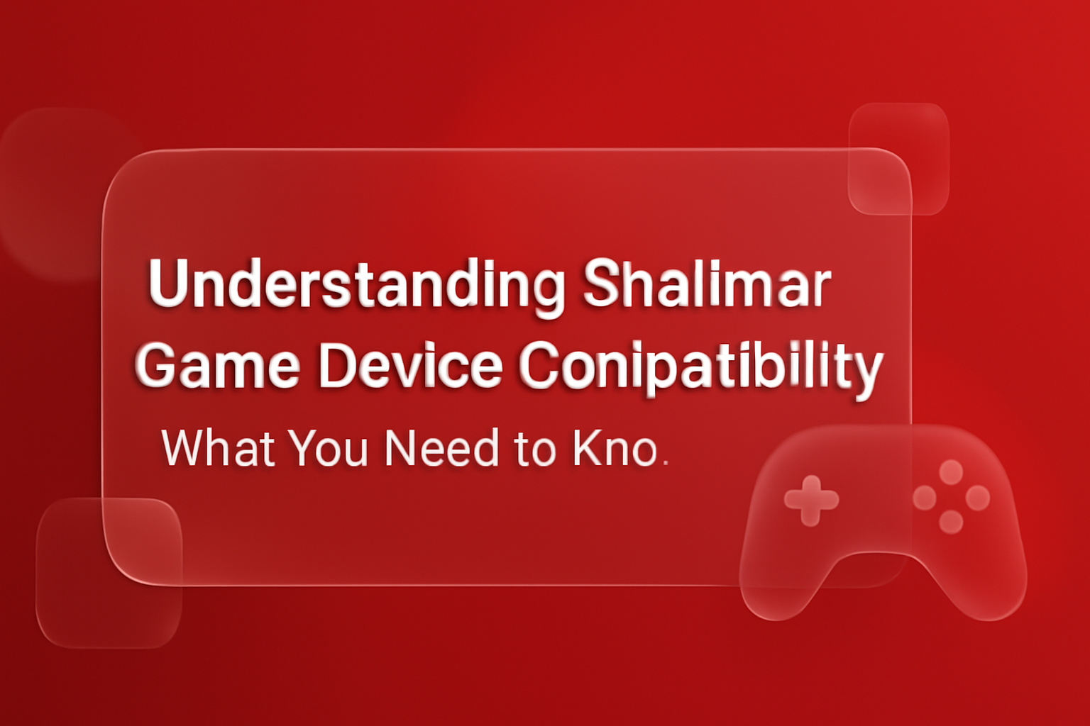 Visual representation of Shalimar Game Requirements with thematic colors.