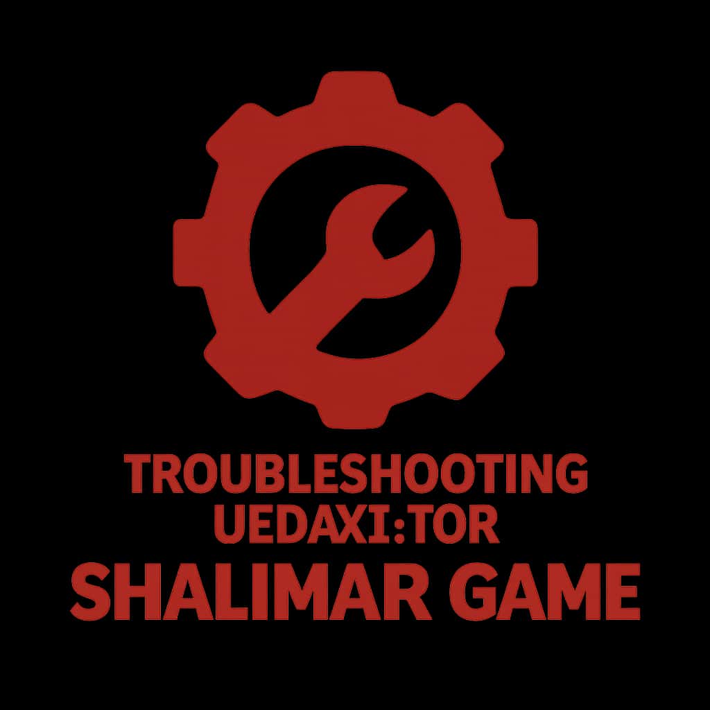 Icon representing troubleshooting for Shalimar Game updates.